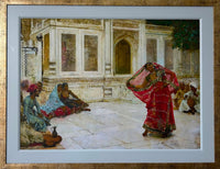 Dancing Girl - Digital Print - Orientalism \n canvas wall art by Habibi Arts & Crafts