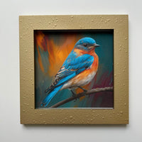 Sparrow - Digital Art Print - Bird \n canvas wall art by Habibi Arts & Crafts