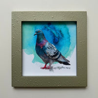 Pigeon - Digital Art Print - Bird \n canvas wall art by Habibi Arts & Crafts