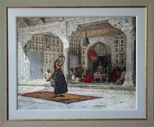 The Nautch - Digital Print - Orientalism \n canvas wall art by Habibi Arts & Crafts